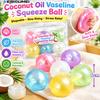 6cm Squishy Pearl Coconut Oil Squeeze Toy Shapeable Slow Rising Stress Relief Toy Vaseline Material Stress Ball Decompression Fidget Sensory Toy