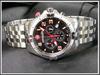 WENGER Squadron Chrono Watch 77056 Sapphire Glass Steel Bracelet Unidirectional Bezel 100m Water Resistant Pilot Chronograph