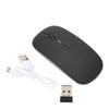 2.4G Wireless Mouse Ultrathin Chargeable Mute 1600DPI Color Backlight Game Mouse with 2.4G Receiver for Laptop Computer