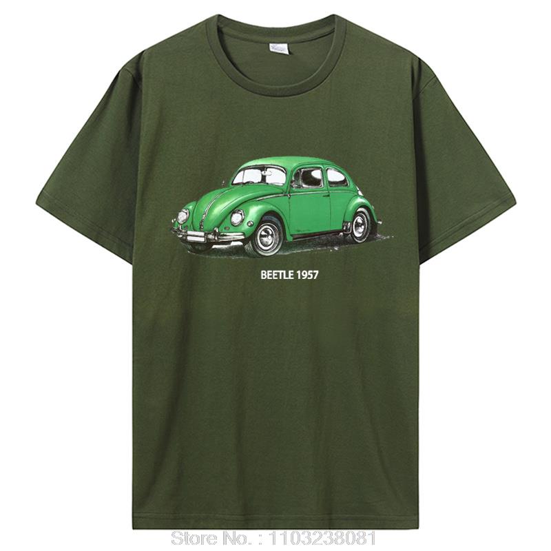 Classic Car Tops T Shirt Classic Car Pattern TShirt For Unisex Creative Graphic Clothing Oneck Custom Printed Cotton Tshirt