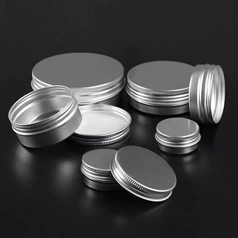 5g-250g Multi-Size Multi-Color Threaded Aluminum Tea Box Metal Can