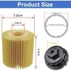 Oil Change Tool Kit, 04152-YZZA1 Oil Filter Tool, Oil Filter Wrench, Drain Plug, Gasket For Select Toyota, Tacoma, Camry, Tundra, RAV4, Highlander,