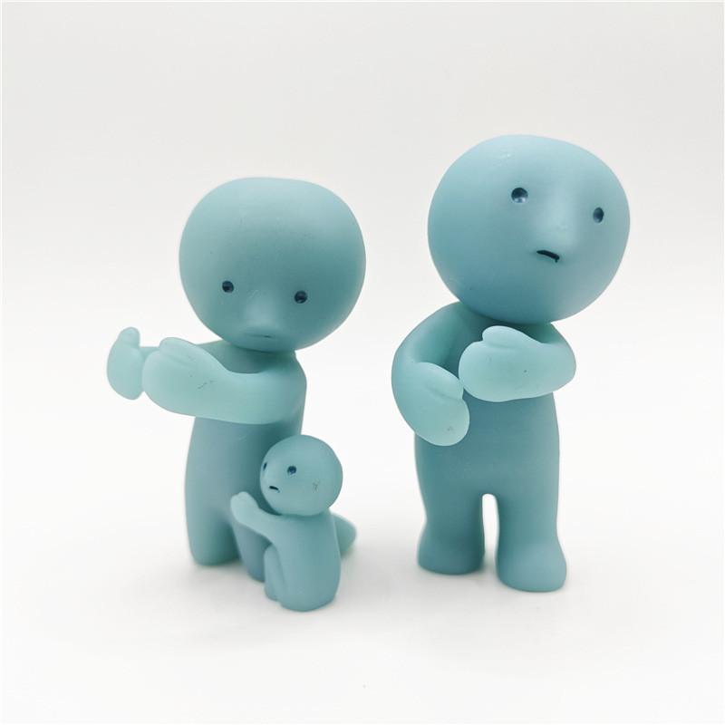 Smiski Corner Boy Night Light Toothbrush Holder With Glow Ghost For Kids Bathroom Decor