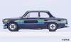 KID BOX Spark 1/43 BMW 2002 Ti 1971 Tuned by ALPINA Finished Product