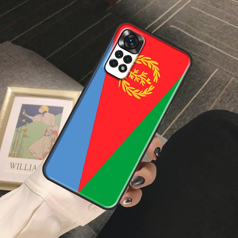 Eritrea Flag Funda For Xiaomi Redmi Note 14 13 Pro 9 10 11 12 Pro 10S 11S 12S Redmi 14C 13C 10C 12C Case