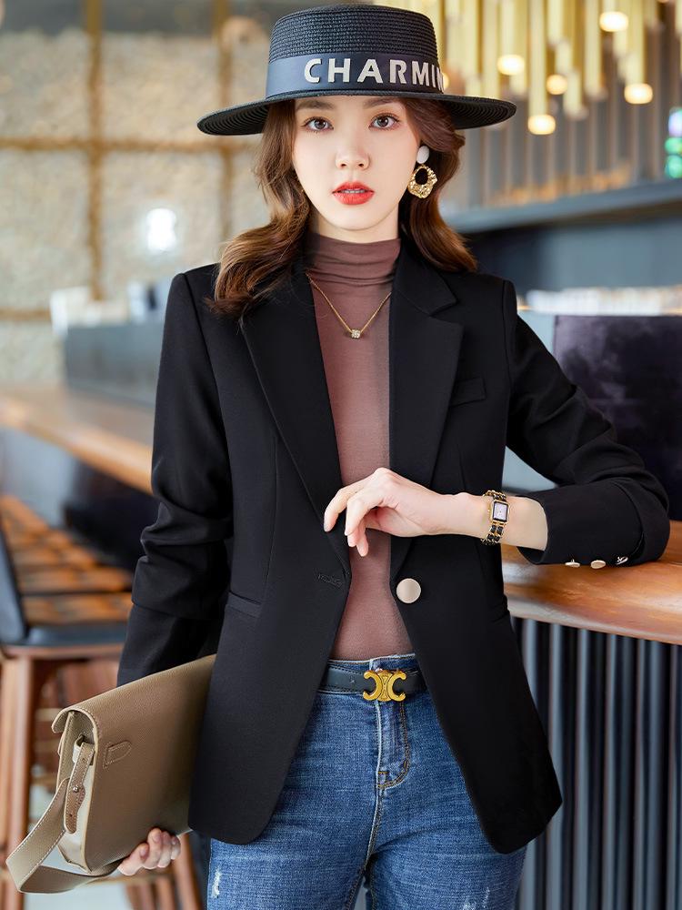 2025 High-End Women's Street Style Slim Fit Blazer for Autumn/Winter