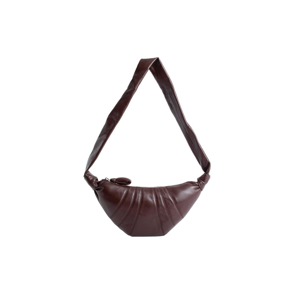 Lemaire Croissant Sheepskin Croissant Shoulder Bag Women's Roasted Peach & Beige BG0003-LL095-503