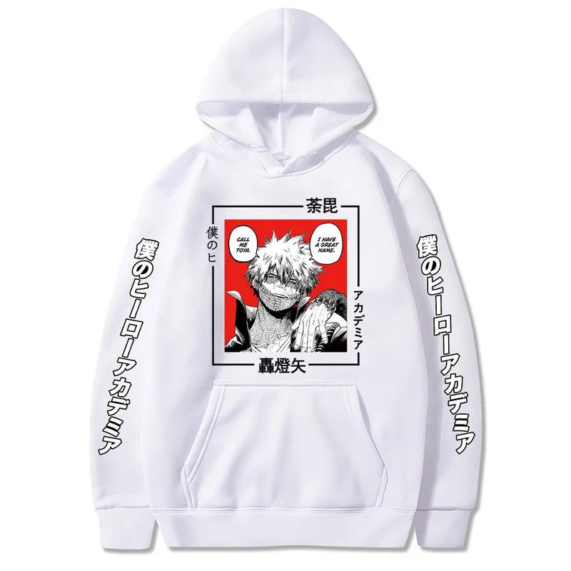 My Hero Academia Dabi Hoodie Autumn Fashion Design Men's Women's Sweatshirt Fleece Oversized Couples Streetwear Hoodies