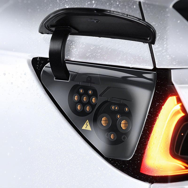 Car Plug Rainproof Protection Cap Charger Port Dustproof Cover Auto Accessories for Tesla Model 3 Y Highland Juniper -2025