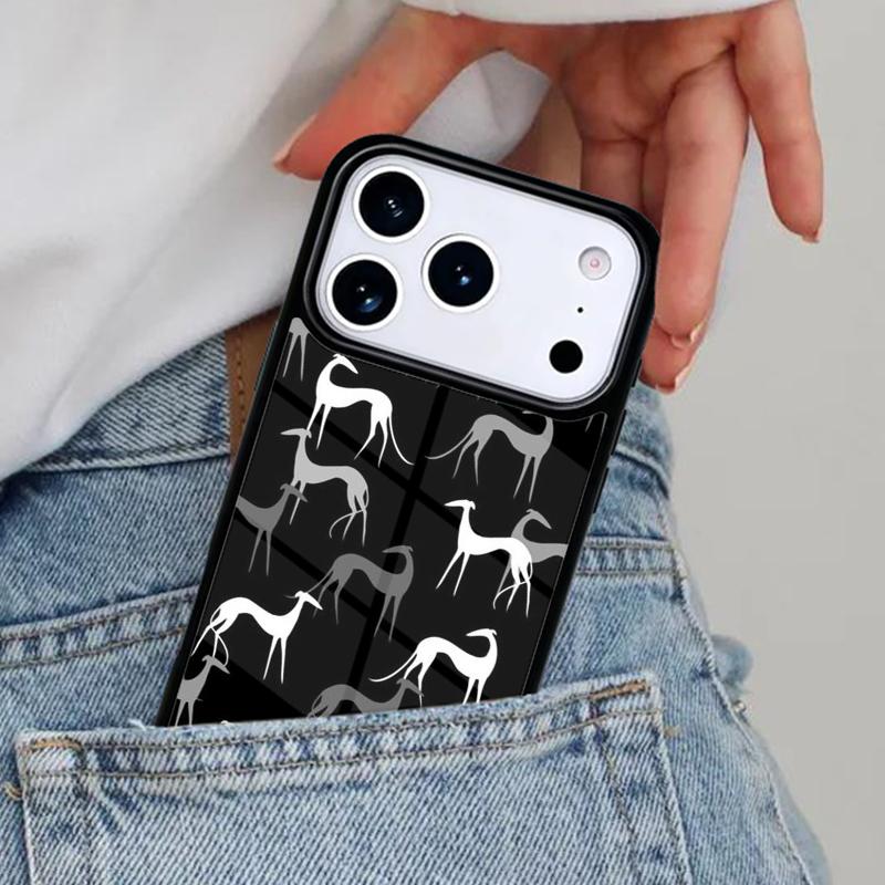 Galgo Greyhound Dog Phone Case for iPhone 16e 15 14 13 12 17 Pro Max Plus Air 17pro Cover Coque