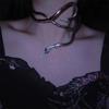 Punk Multi-layer Metal Gold Color Cool Bendy Snake Necklace Bracelet for Women Men Chunky Jewelry GZW