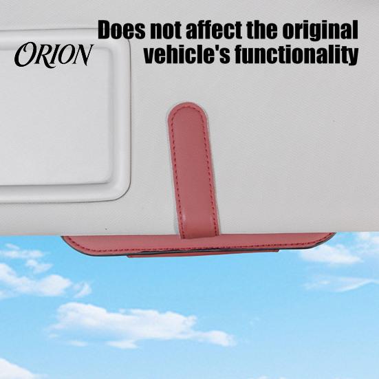 Leather Glasses Clip for Vehicle Car Clip, Sun Visor Storage, Multi-Function Sunglasses Holder Interior Decoration Accessories Visor, Universal