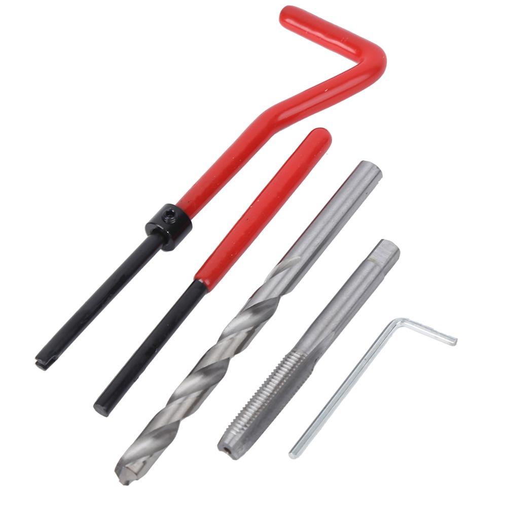 25Pcs M7x1 Threaded Insert Kit Metric Threading Tool  for Auto Parts and Processing Machinery