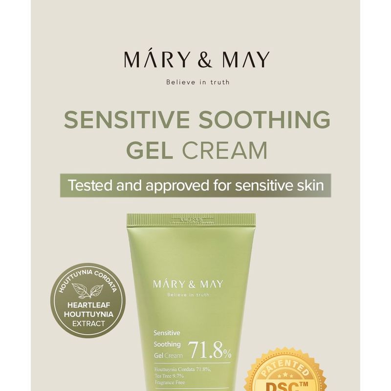 Mary&May - Sensitive Soothing Gel Cream Tube