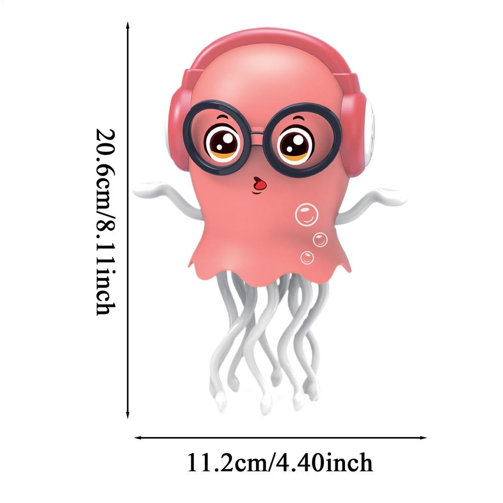 

Dancing Octopus Toys for Kids Interactive Animal Toy Electric Entertainment Supplies for Kids Boys Girls Bedroom Children s Room рожевий