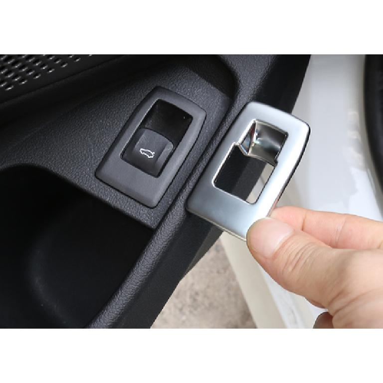 For BMW 3-Series G20 - Matte Silver Rear Door Tailgate Button Cover Trim