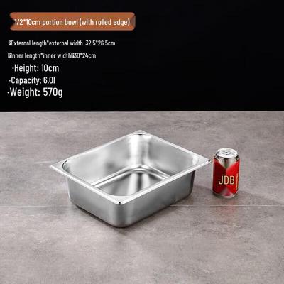 Xiyao Edelstahl Gastronorm Behälter & Deckel