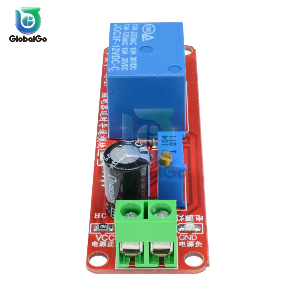 DC 5V 12V Delay NE555 Trigger Time Relay Shield Timing Timer Control Car Relays Timer Delay Switch Module Board Diy Tool