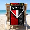Pau-lo Fc Emblem Printed Beach Towel, Super Soft Microfiber, Perfect Gift Birthday, for Pool, Beach, Travel, for Family and Friends