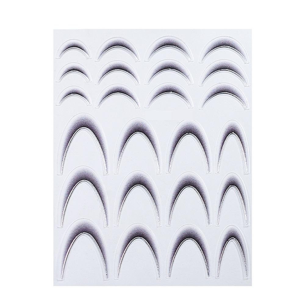 Französische Nagelaufkleber, schwarz-weiße Nagelkunst-Abziehbilder, bunte Schieber, Maniküre-Dekor, Gold- und Silber-Nagelaufkleber