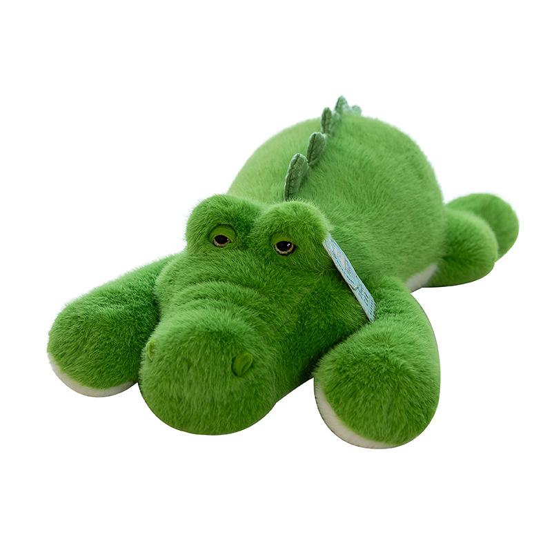 Soft Crocodile Doll Girls Sleep on Bed with Doll Crocodile Clip Leg Pillow Cloth Doll Long Pillow