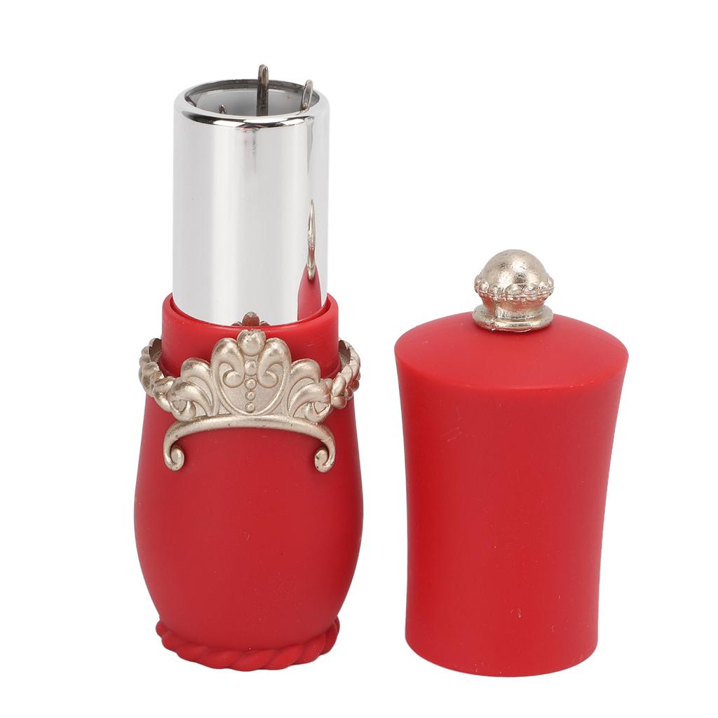 Nadelkissen, Lippenstiftform, exquisites, schönes, einziehbares Design, tragbare Haushaltsnadel