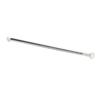 Adjustable No-Drill Universal Telescopic Shower Curtain Rod - Electroplated Enamel Finish