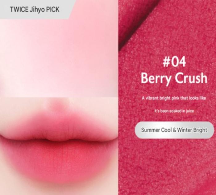 

[TWICE Jihyo PICK] Milk Touch Dear Thing Blurry Effect Smooth Touch Pot 04 Berry Crush