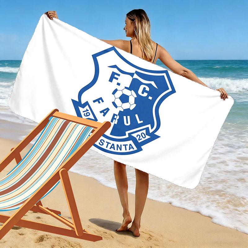 Farul FC Print Beach Towel, Large Soft Quick Dry Towel for Beach Camping Swimming