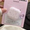 ins Korean simple purple small floral AirPods 1 protective shell pro1 apple 1st generation protective cover pendant