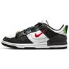 Womens Dunk Low Disrupt 2 'Just Do It - Black Snakeskin' (women's Sizes) White / University Red / White Skate Shoes DV1490 161