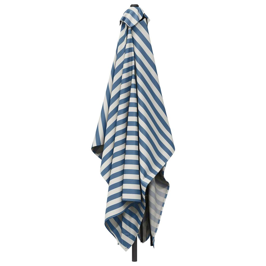 Garden Umbrella with Base 200 X 300 Cm Polyester Rectangular