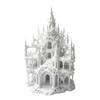 Hollowed-out Fish Tank Decoration 3D Printed Fake Castle Figurine  Micro Landscape