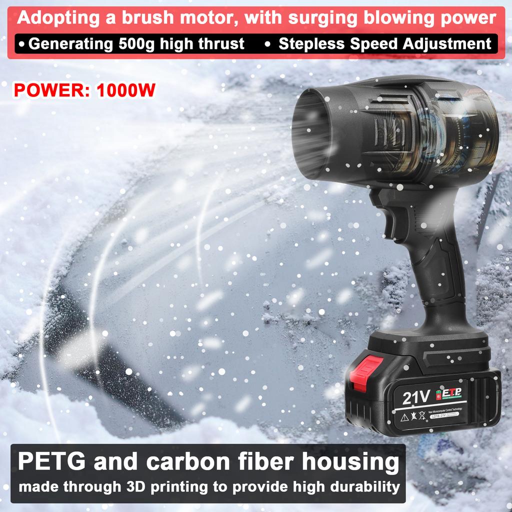 Handheld Jet Fan 500g High Thrust Violent Fan Brush Motor Ducted Turbofan High Power Duct Fan