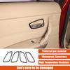 Glossy Black Inner Door Bowl Trim Sticker For BMW 3-Series E90 E91 E92 05-12