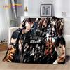 Kpop B-Bts Bangtan Kim JIN SUGA V JIMIN Soft Plush Blanket,Flannel Blanket Throw Blanket for Living Room Bedroom Bed Sofa Picnic
