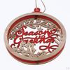 3D Reindeer Snowman Letter Wooden Pendent Hanging Christmas Ornament Reindeer/Snowman/Santa/Seasons