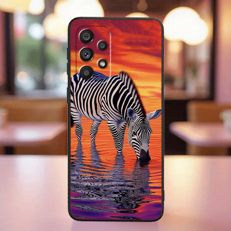 

Cartoon Anime Animals Phone Case For Samsung A41 A35 A34 A33 A32 A25 A24 A23 A21s A06 A05 A04 A03 Note 10 20 Ultra 5G Black Galaxy Note20 5G