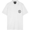 Logo Bestickt Kurzarm Poloshirt Herren Poloshirts Weiß E78GAGT01-ECJ01T-E003