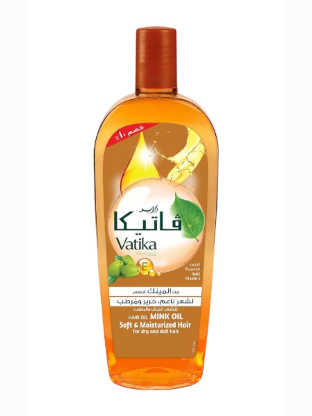 Olio per Capelli Arricchito con Visone (180 ml) | Estratti Naturali di Oliva con Vitamina E | Nutre, Rinforza e Ripristina l'Elasticità | Aiuta i Capelli Secchi e Spenti 180 mL