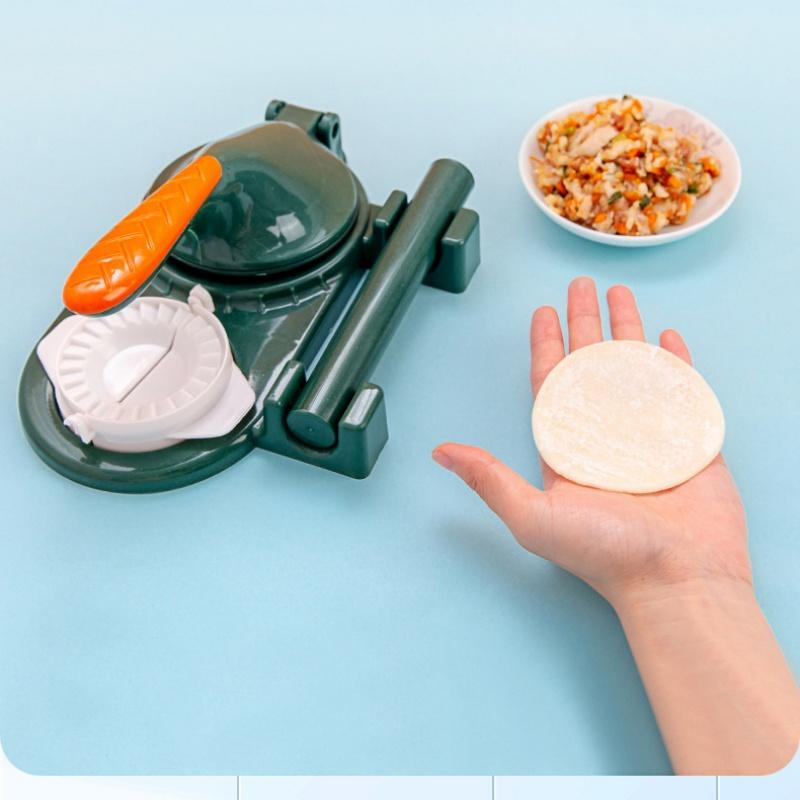 1PCS 3-In-1 Portable Dumpling Wrappers Maker And Press Dumpling Skin Machine Multifunction DIY Manual Dumpling Press Molds Set