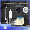 Smart Touch COB LED Strip with Hand Sweep Sensor for Cabinets