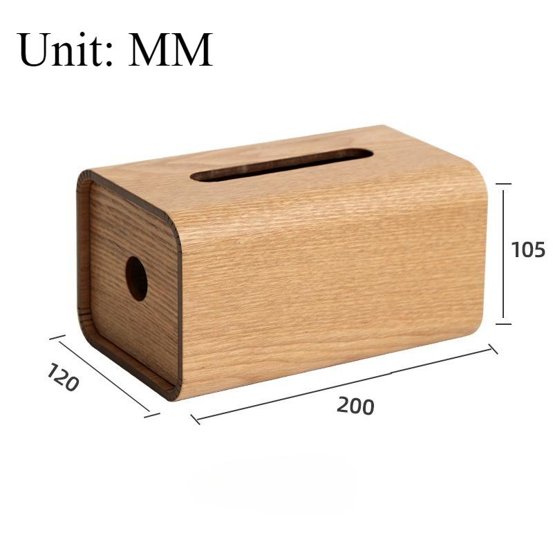 Wooden Tissue Box Desktop Napkins Boxes Kitchen Luxury Paper Storage Case Household Rectangle Handkerchief Organize Accessories