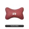 Car Seat Head Support Cushion Lumbar Pillow Interior Accessories For VW GTI Polo Golf Passat Tiguan Arteon CC Taigo T-ROC HubCap