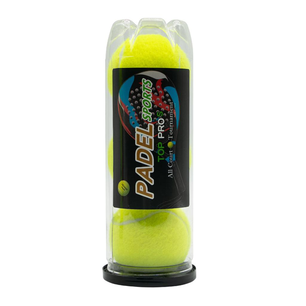 3 ks pádlových tenisových míčků s vysokým odrazem pro tenisové turnaje