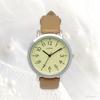 Field work Ines Synthetic Leather Band Leather Watch Simple Cute Casual Everyday Braun MKL2027-4 BR
