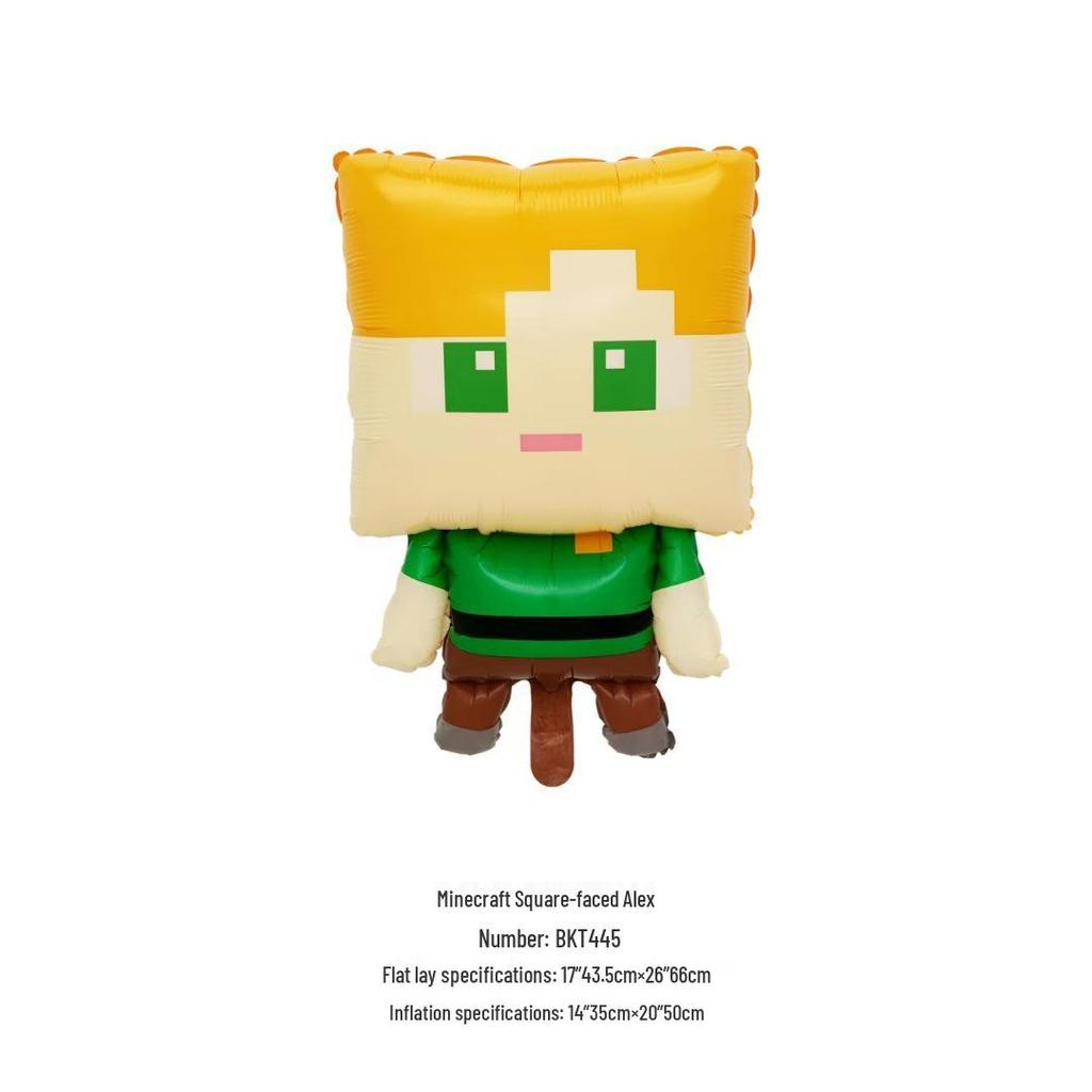 Pixel Creeper & Roblox Game Party Balloons & Flags