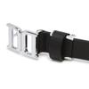 DakS Black Dd Silver Buckle Leather Women S Belt