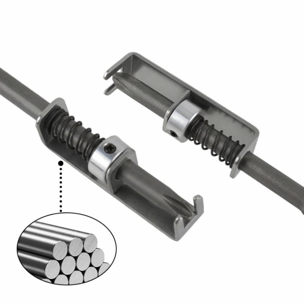Spring Positioning Screw Bit Holder Wear Resist Bit Retaining Adapter  Mechanics