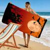 Eerie moonlit night whispers. Print beach towel, quick drying, suitable for travel, outdoor sports, jogging, the beach and swimming, gift